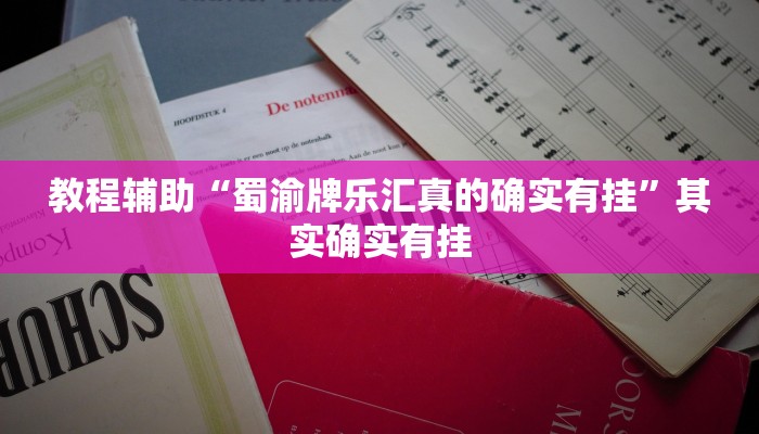教程辅助“蜀渝牌乐汇真的确实有挂”其实确实有挂 教程辅助“蜀渝牌乐汇真的确实有挂”其实确实有挂